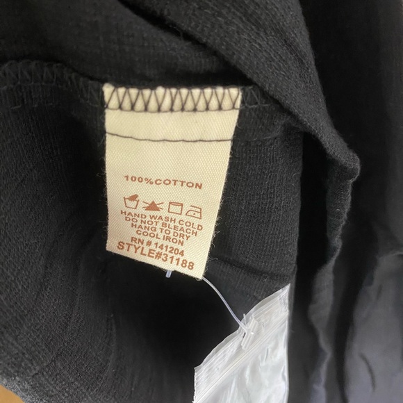 NWT Hem & Thread Bohemian Embroidered Top Lantern Sleeve Style Blouse - Picture 9 of 13